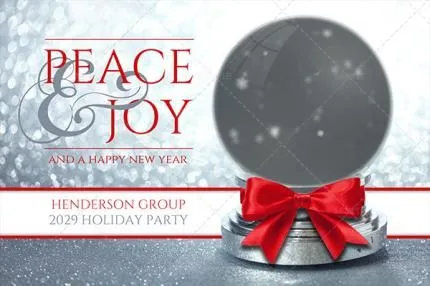 Snow Globe &middot; 4x6 template