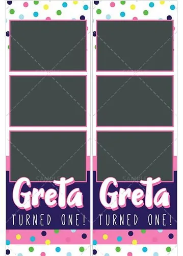 Confetti Greta &middot; 3UP template