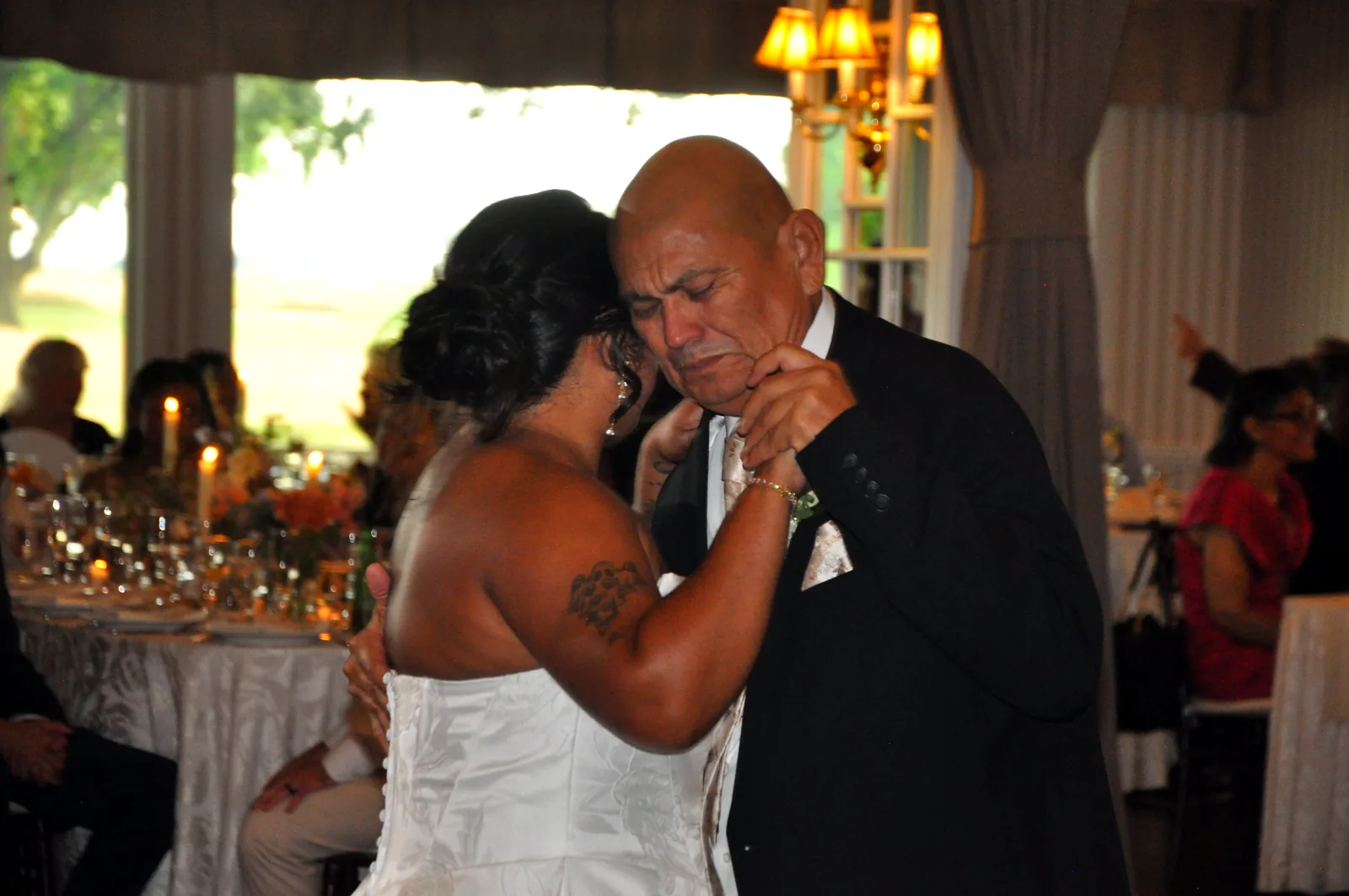 Father-daughter dance at a Long Island wedding